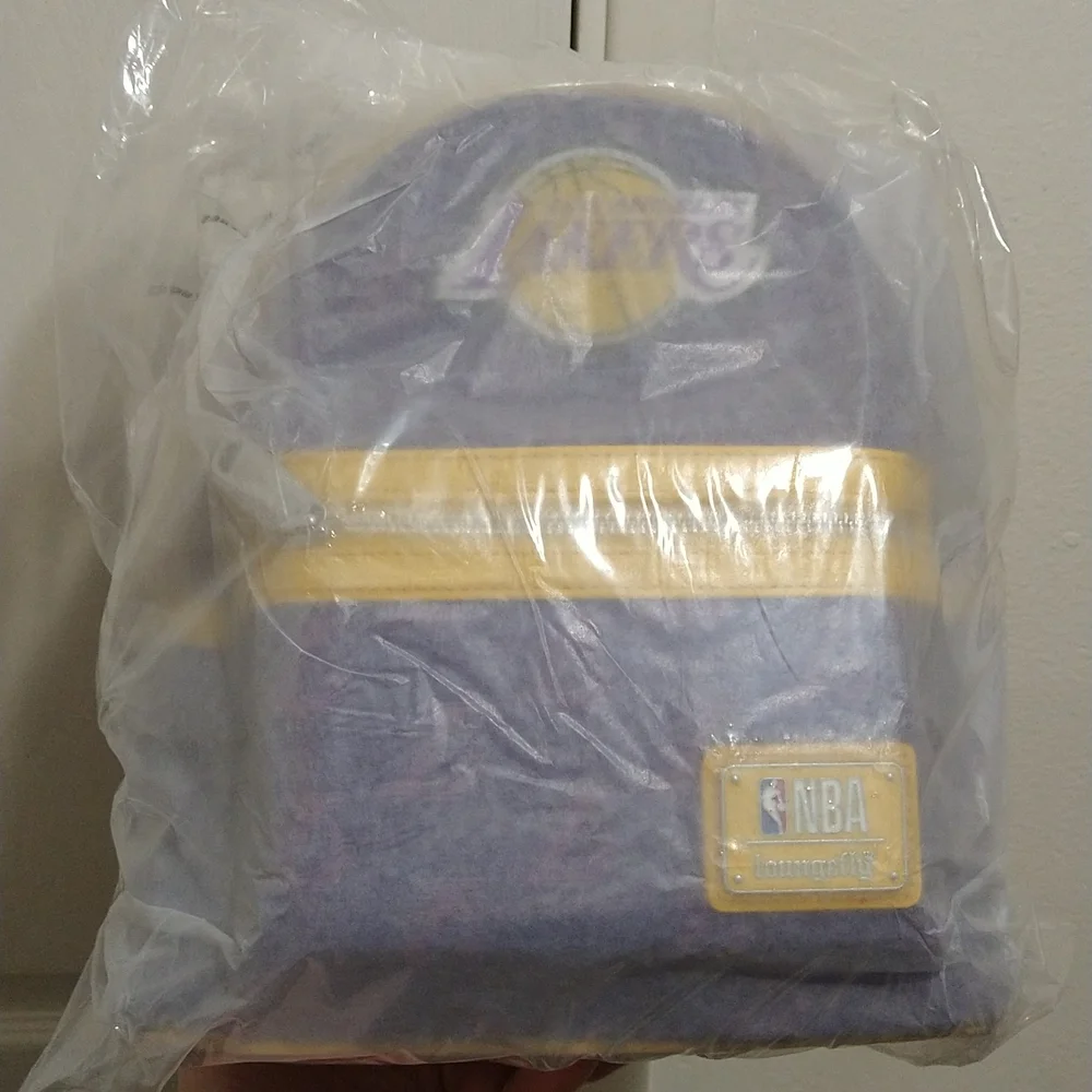 Loungefly NBA Los Angeles Lakers Logo Mini Backpack